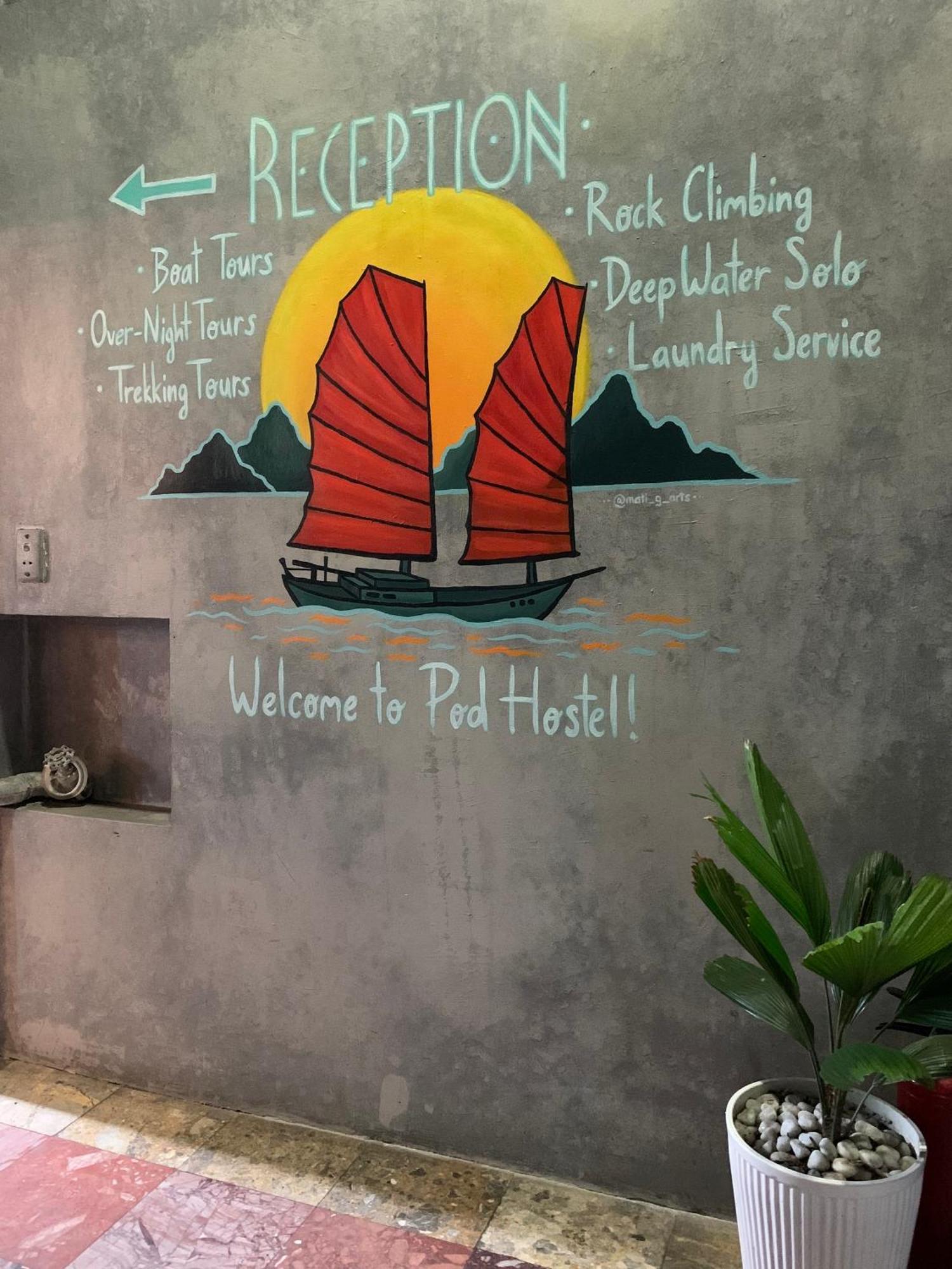 Catba Pod Hostel - Restaurant And Rooftop Bar Dong Khe Sau Eksteriør bilde